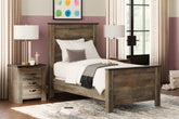 Hoover Furniture Outlet - Ashley Furniture - Trinell Twin Panel Bed - Twin Panel Bed - B446B2